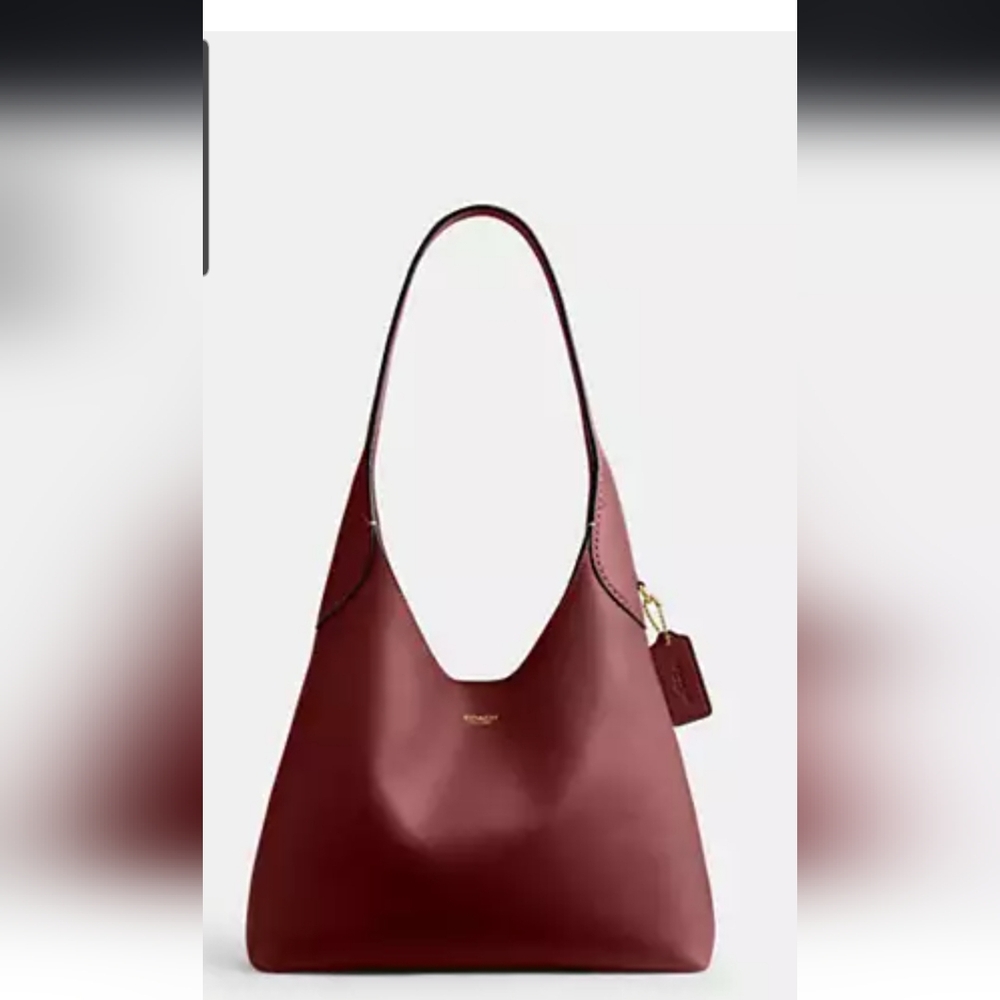 Coach Brooklyn 28 Shoulder Bag in Deep Ruby